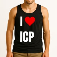 I Love Icp . Crypto Saying For The Blockchain And Token Nerd Tank Top