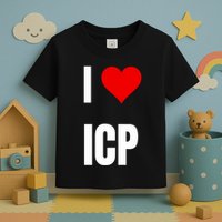 I Love Icp . Crypto Saying For The Blockchain And Token Nerd Toddler T-Shirt