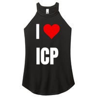 I Love Icp . Crypto Saying For The Blockchain And Token Nerd Women's Perfect Tri Rocker Tank
