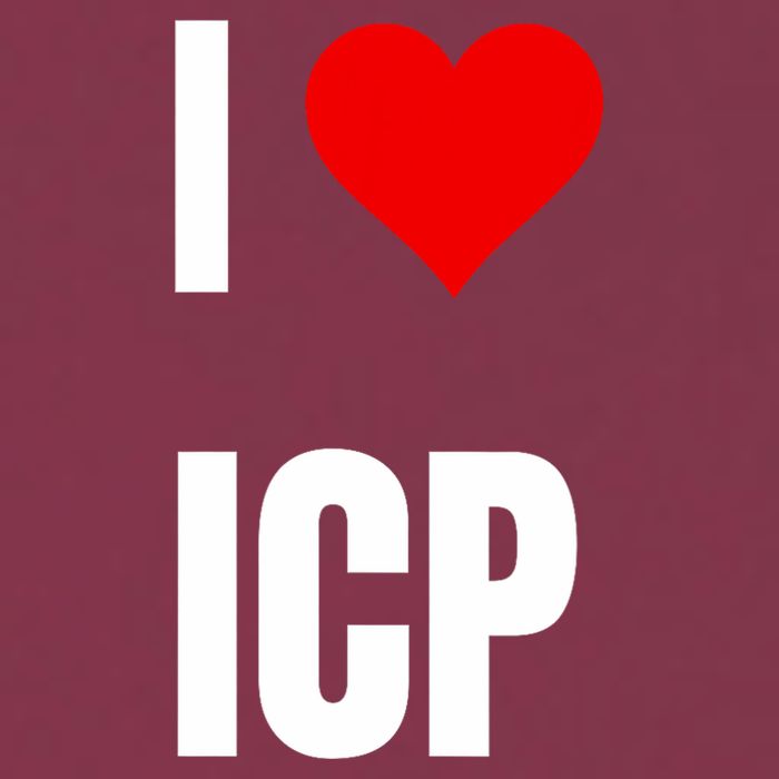 I Love Icp . Crypto Saying For The Blockchain And Token Nerd 16oz Travel Tumbler