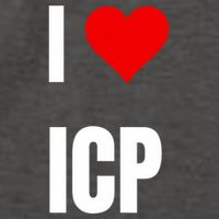 I Love Icp . Crypto Saying For The Blockchain And Token Nerd Vector Backpack
