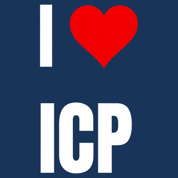 I Love Icp . Crypto Saying For The Blockchain And Token Nerd Infant Baby Jersey Bodysuit
