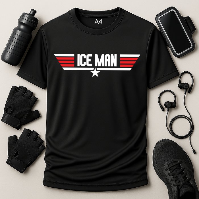 Iceman Logo Ice Man Cooling Performance Crew T-Shirt