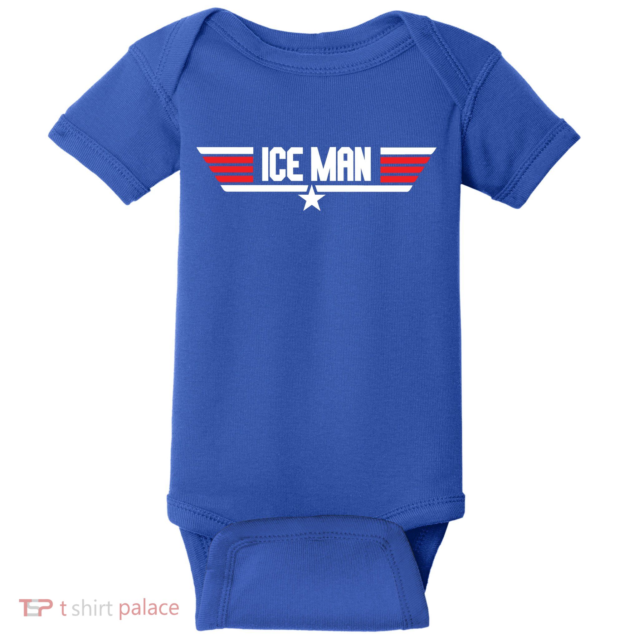 Iceman Logo Ice Man Baby Bodysuit
