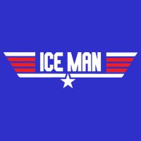 Iceman Logo Ice Man Tie-Dye T-Shirt
