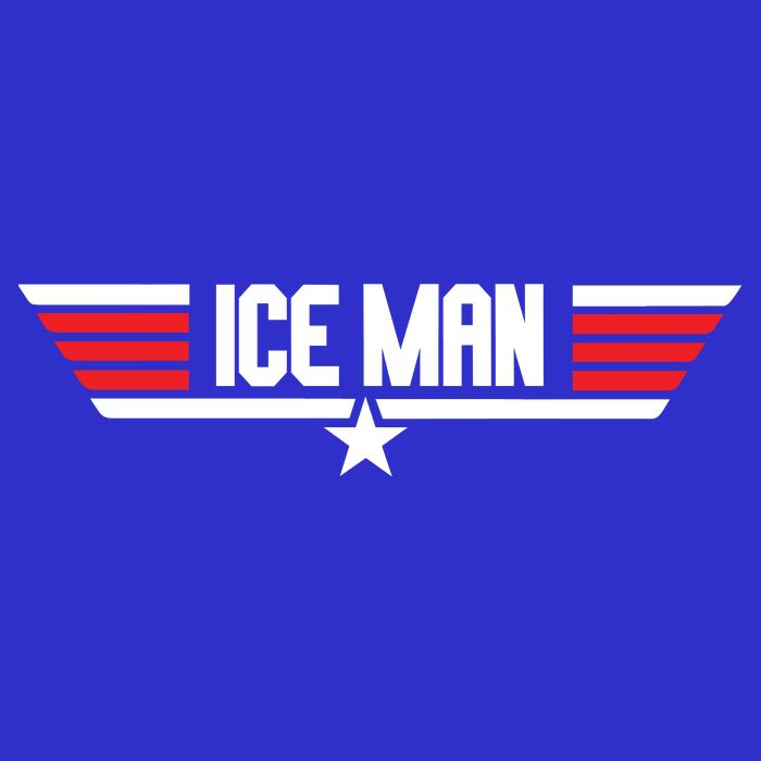 Iceman Logo Ice Man Tie-Dye T-Shirt