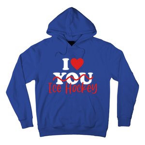 I Love Ice Hockey Cute Gift Hoodie