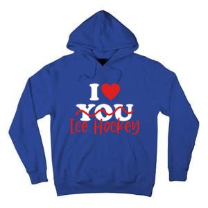 I Love Ice Hockey Cute Gift Tall Hoodie