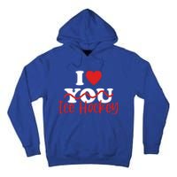 I Love Ice Hockey Cute Gift Tall Hoodie