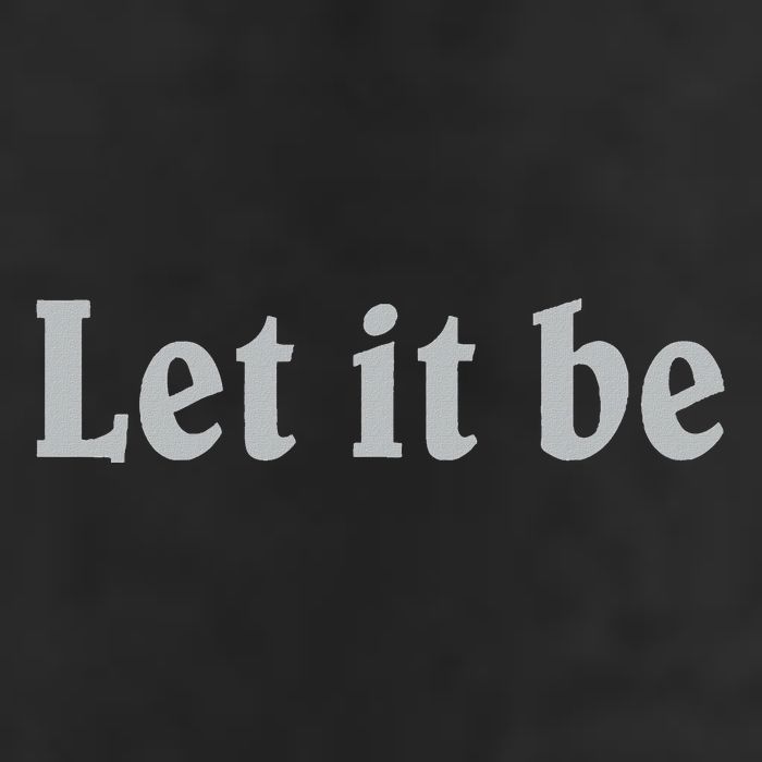 Inspirational Let It Be Design For A Positive Lifestyle 25L Jumbo Tote