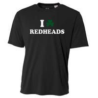 I Love Irish Redheads Boy Baby St Patricks Day Shamrock Cooling Performance Crew T-Shirt