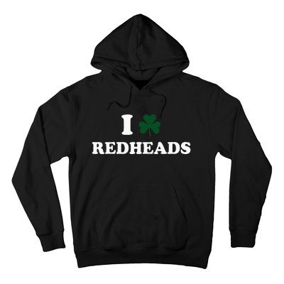 I Love Irish Redheads Boy Baby St Patricks Day Shamrock Hoodie