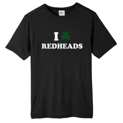 I Love Irish Redheads Boy Baby St Patricks Day Shamrock Tall Fusion ChromaSoft Performance T-Shirt