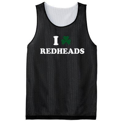 I Love Irish Redheads Boy Baby St Patricks Day Shamrock Mesh Reversible Basketball Jersey Tank