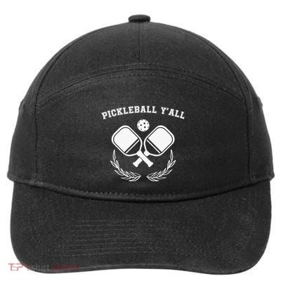 I Love It When My Wife Lets Me Play Pickleball Funny 7-Panel Snapback Hat