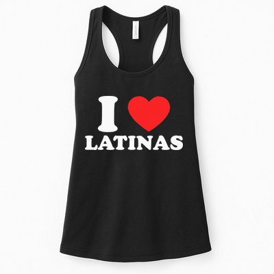 I Love I Heart Latinas Funny Red Heart Love Latina Womens Tank Top
