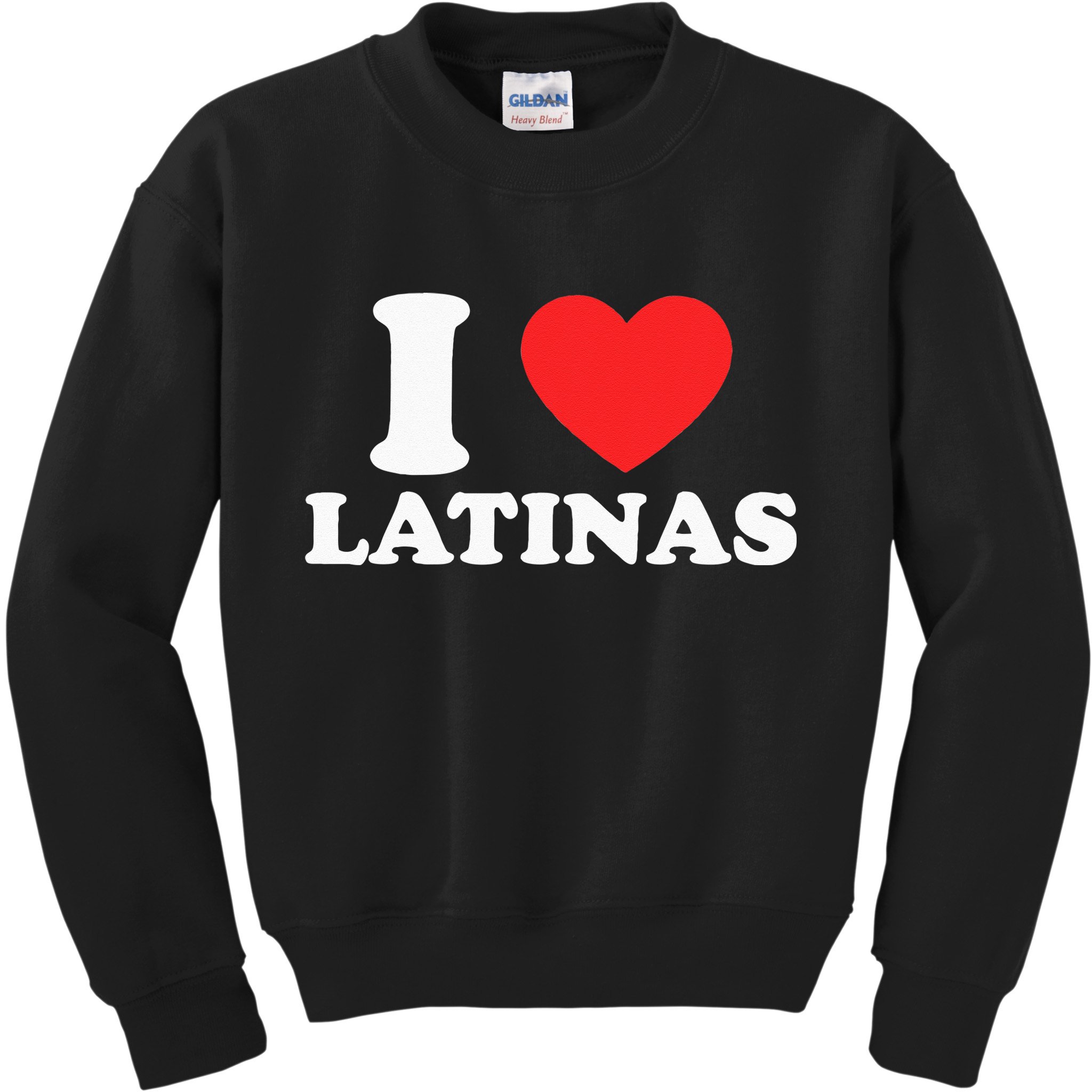 I Love I Heart Latinas Funny Red Heart Love Latina Kids Sweatshirt