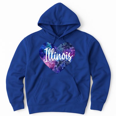 I Love Illinois Usa Great Gift Hoodie