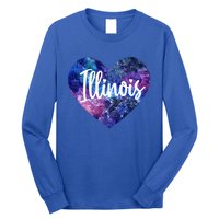 I Love Illinois Usa Great Gift Long Sleeve Shirt