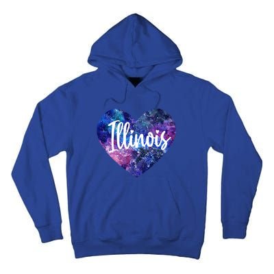 I Love Illinois Usa Great Gift Tall Hoodie