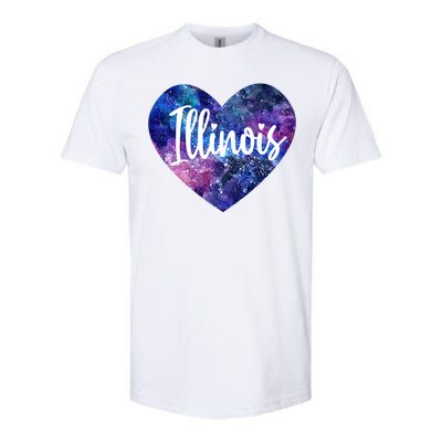 I Love Illinois Usa Great Gift Softstyle CVC T-Shirt