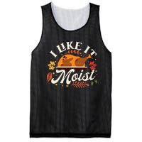 I Like it Moist Funny Thanksgiving Long Sleeve Mesh Reversible Basketball Jersey Tank