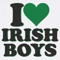 I Love Irish Boy I Heart Irish Funny St Patricks Day Premium T-Shirt
