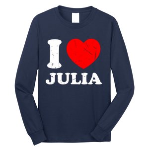 I Love Julia Long Sleeve Shirt