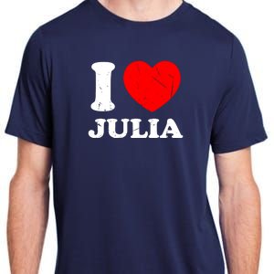 I Love Julia Adult ChromaSoft Performance T-Shirt