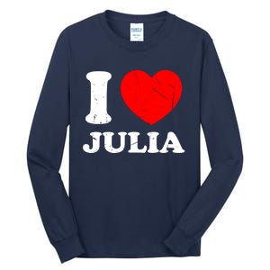 I Love Julia Tall Long Sleeve T-Shirt