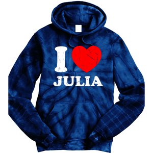 I Love Julia Tie Dye Hoodie