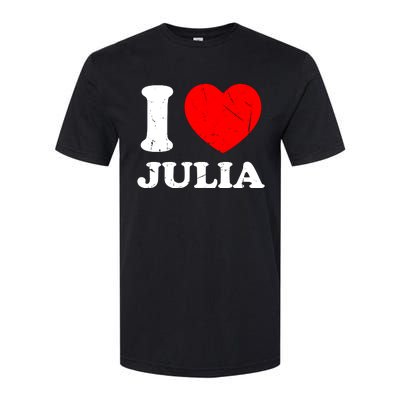 I Love Julia Softstyle® CVC T-Shirt