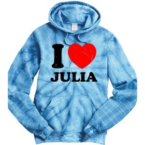 I Love Julia Tie Dye Hoodie