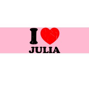 I Love Julia Bumper Sticker