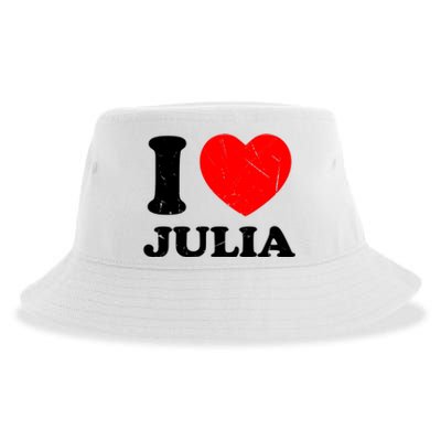 I Love Julia Sustainable Bucket Hat