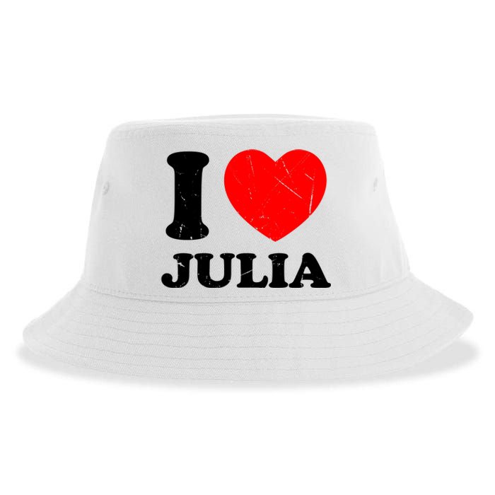 I Love Julia Sustainable Bucket Hat