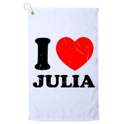 I Love Julia Platinum Collection Golf Towel