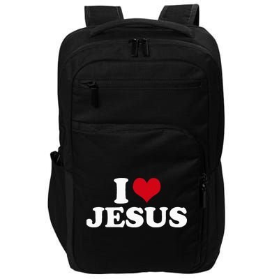 I Love Jesus I Heart Jesus Impact Tech Backpack