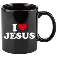 I Love Jesus I Heart Jesus 11oz C Handle Ceramic Mug