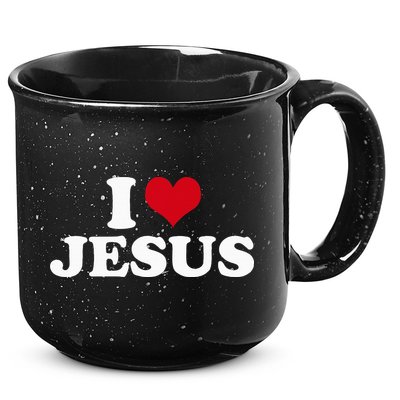 I Love Jesus I Heart Jesus 15oz Campfire Ceramic Mug