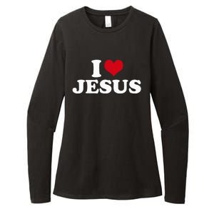 I Love Jesus I Heart Jesus Womens CVC Long Sleeve Shirt