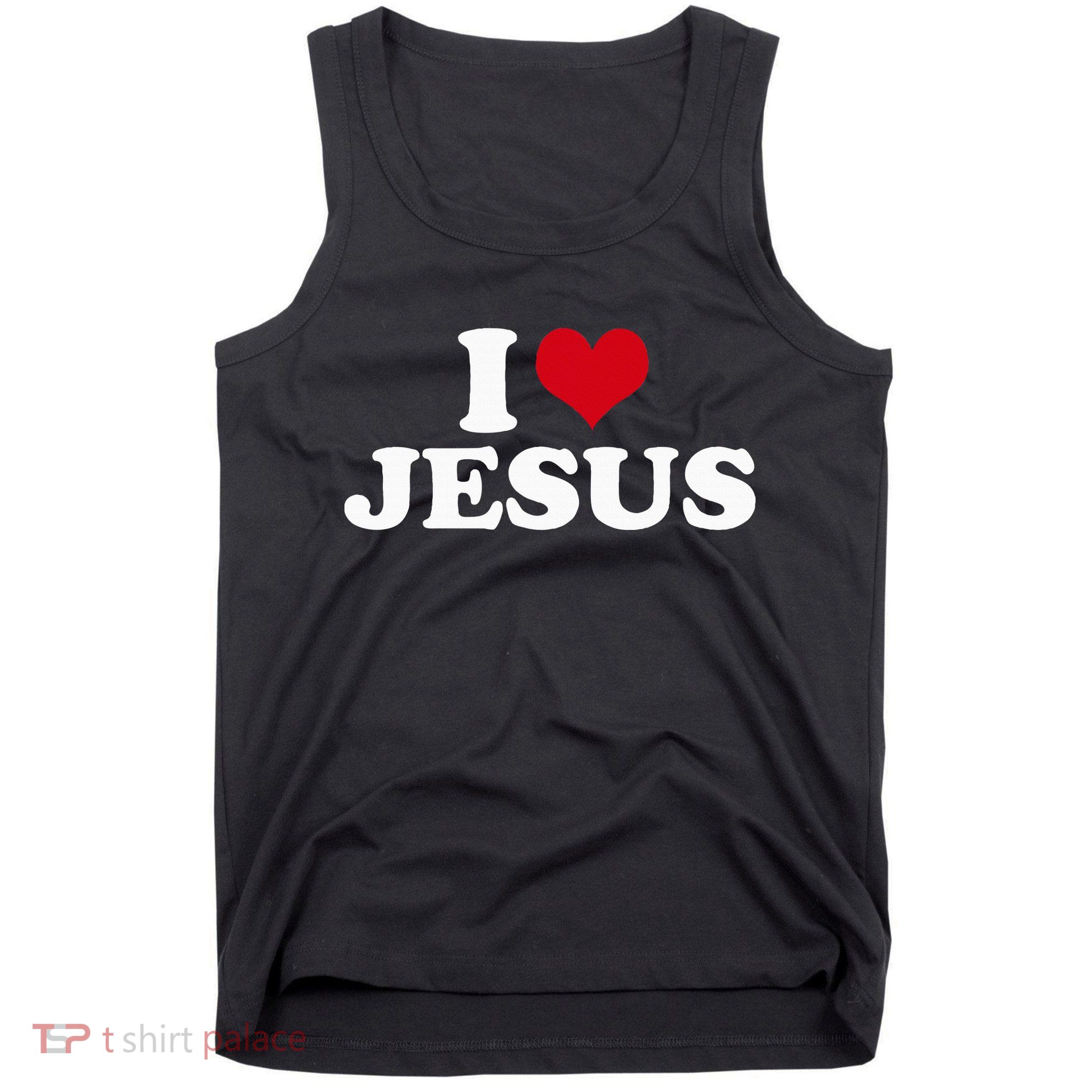I Love Jesus I Heart Jesus Tank Top