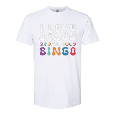 I Love Jesus And Bingo Christian Cross Board Games Softstyle CVC T-Shirt