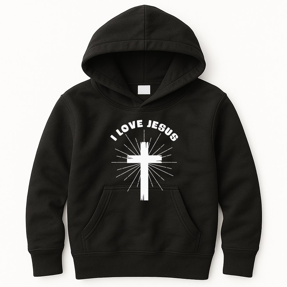 I Love Jesus Kids Hoodie