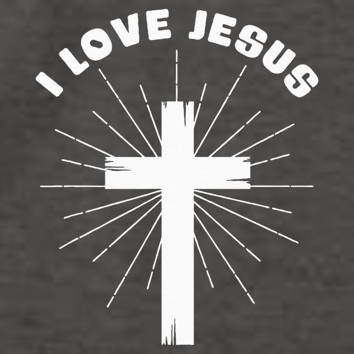 I Love Jesus Vector Backpack