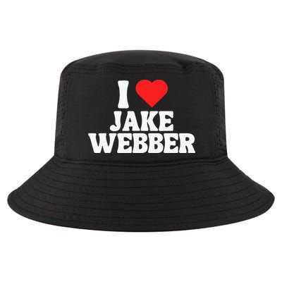 I Love Jake Webber I Heart Jake Webber Cool Comfort Performance Bucket Hat