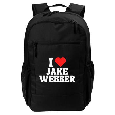 I Love Jake Webber I Heart Jake Webber Backpack