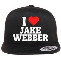 I Love Jake Webber I Heart Jake Webber Flatbill Hat