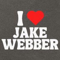 I Love Jake Webber I Heart Jake Webber Cotton Canvas Backpack