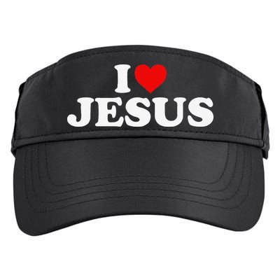 I Love Jesus Heart Adult Drive Performance Visor